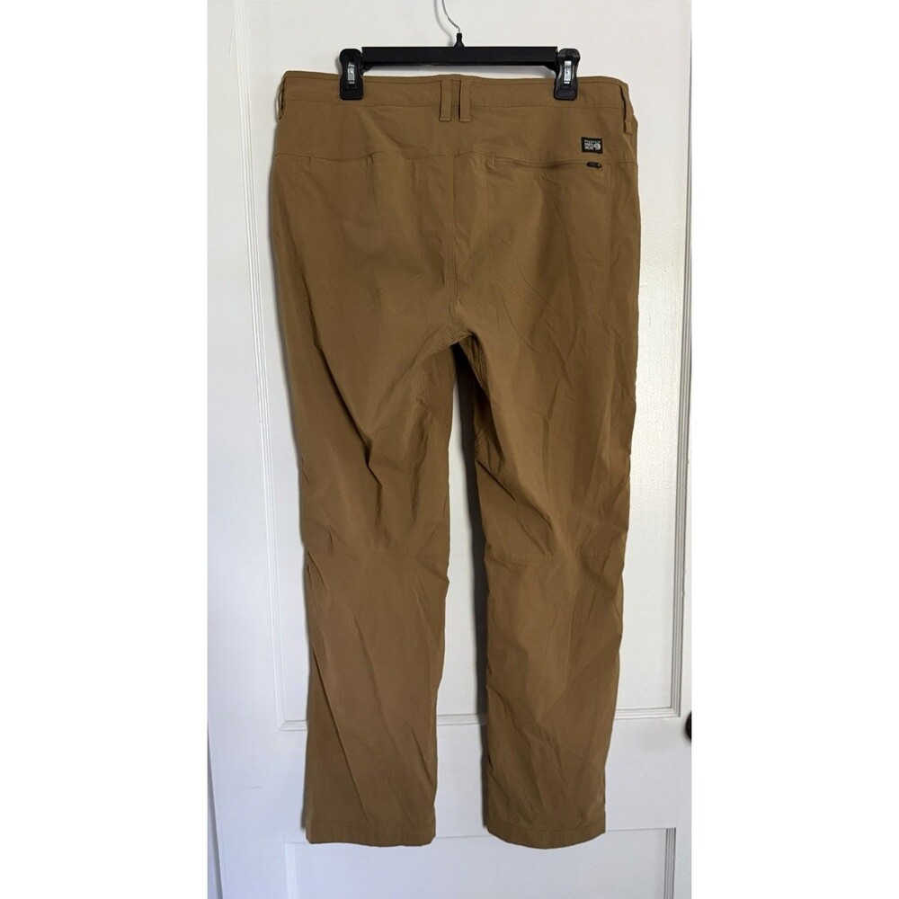 Mountain Hardwear Basin Trek Mens 36 Brown Hiking Pants Stretch Nylon 31" Inseam